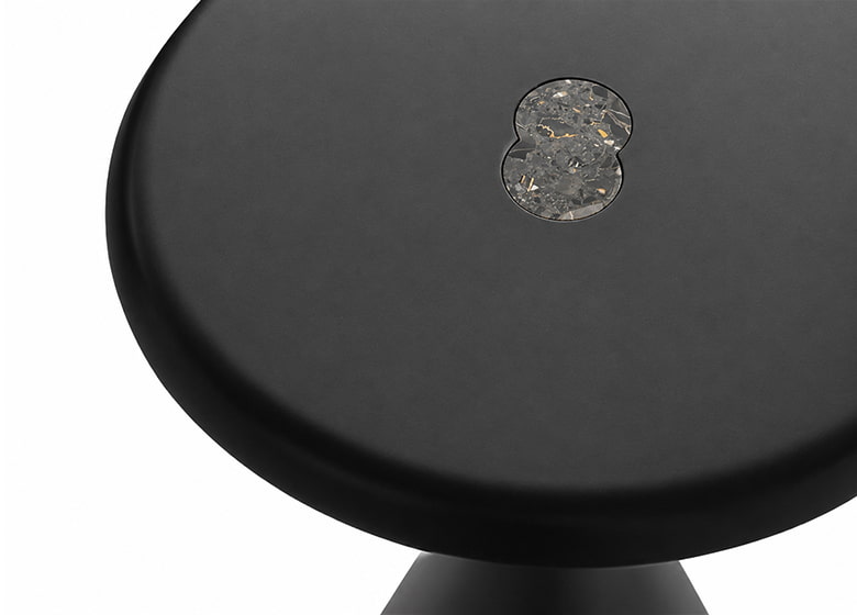 Detailbild Couchtisch in schwarz