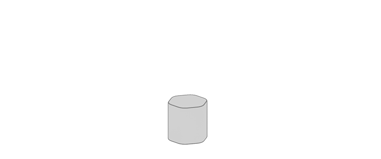 Beistelltisch 3D-Grafik