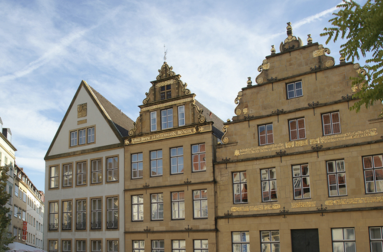 Gebäude in der Bielefelder Altstadt