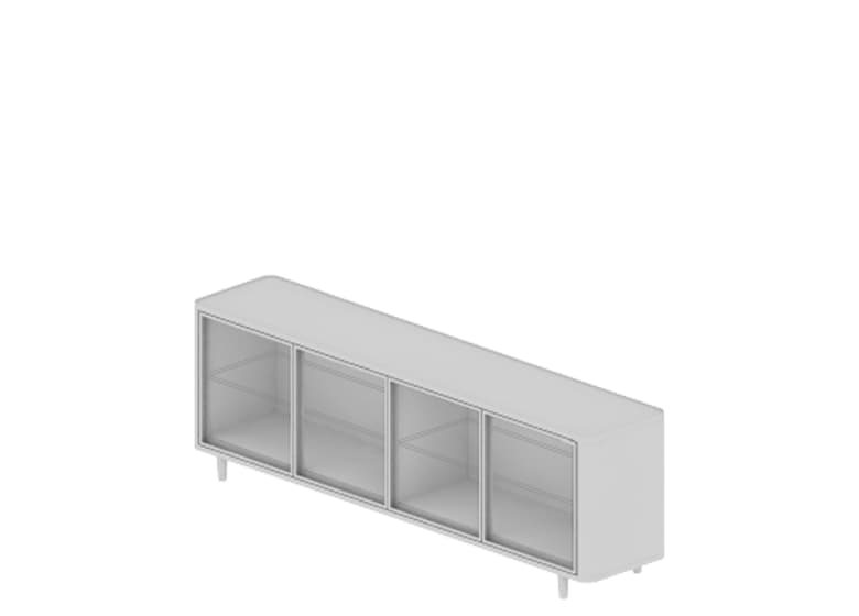 3d Darstellung des Sideboards Allure quer